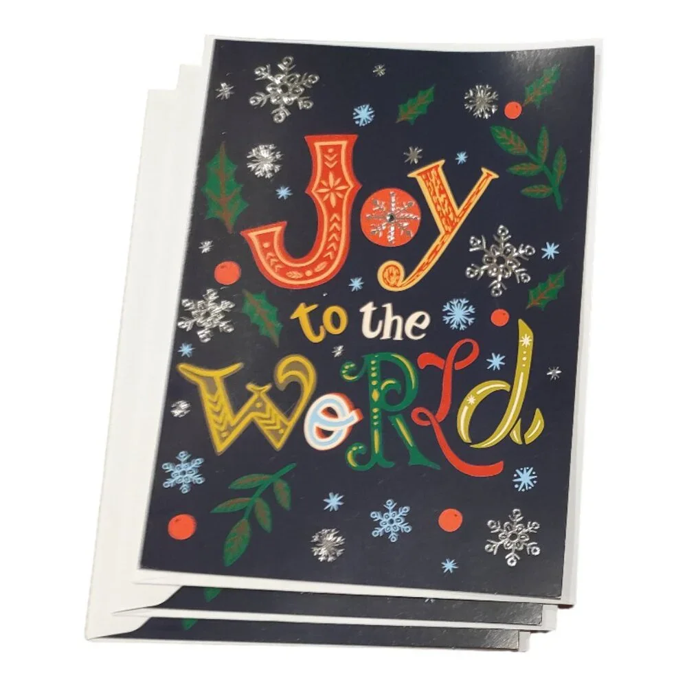 Set of 7 Christmas/Holiday Greeting Cards with Envelopes 